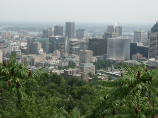 [Blick vom Mont Royal auf Montreal]